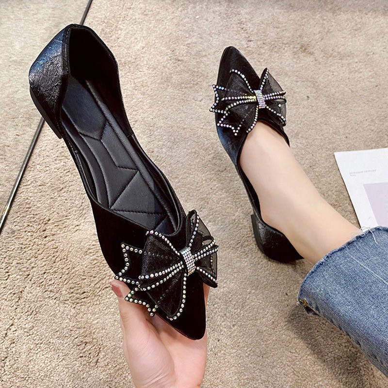 (S119) Giầy búp bê tag nơ đá hot trend (mã 219) | BigBuy360 - bigbuy360.vn