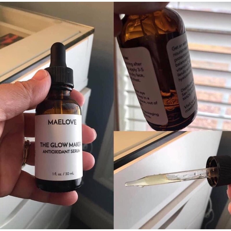 Tinh chất dưỡng sáng da mờ thâm Maelove Glow maker antioxidant serum