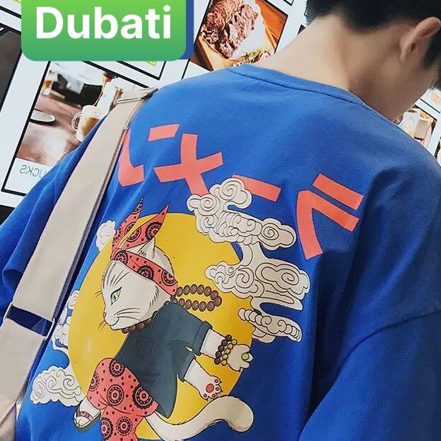 ÁO THUN NAM NỮ XANH THỎ LÃO ĐẠI TAY LỠ PHOM FROM RỘNG HOT TREND - DUBATI FASHION