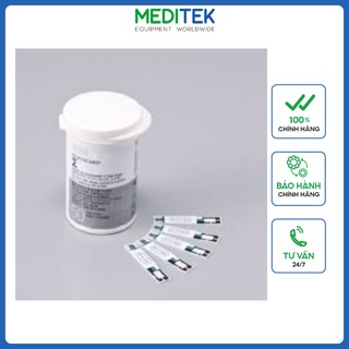 Hộp que thử đường huyết dùng cho máy arkray glucocard s, hộp 50 que