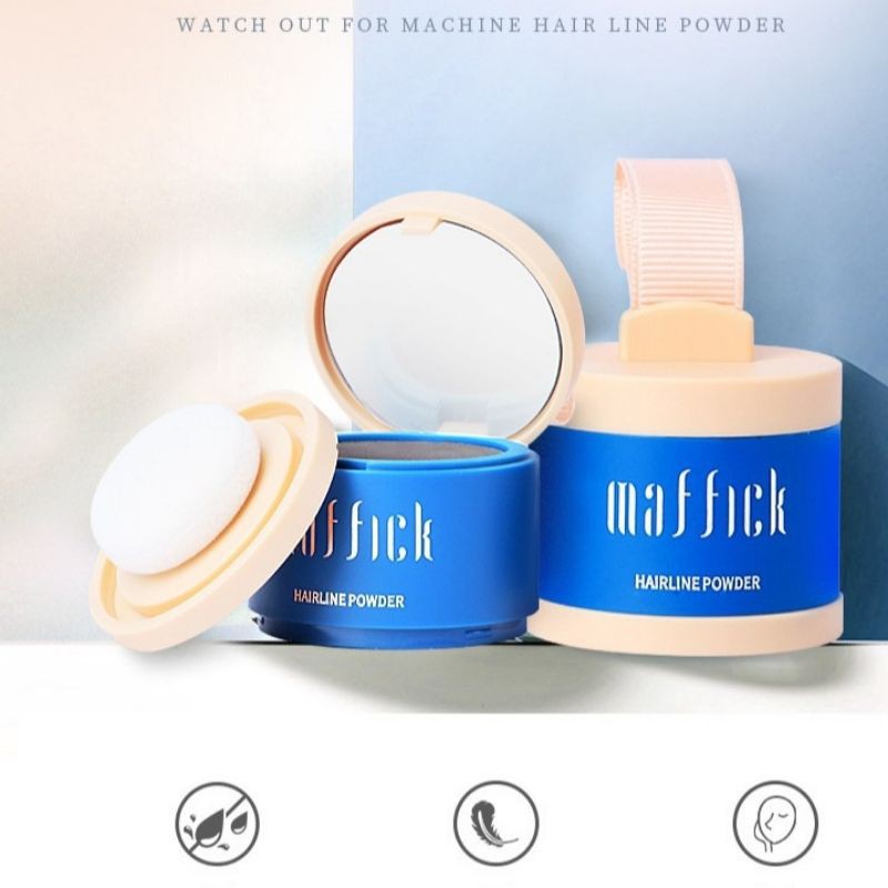 Phấn phủ chân tóc, hấp thụ dầu thừa MAFFICK Hairline Powder 4.5g