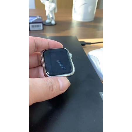 Đồng hồ thông minh HF HW7 MAX màn siêu mỏng viền thép Retina sạc không dây theo dõi nhịp tim sức khoẻ