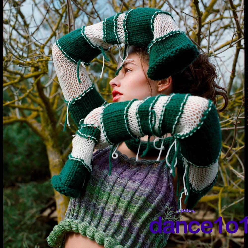 Áo Dệt Kim Tay Dài Cổ Tròn Thời Trang Xuân Hè Cho Nữ (1O1 Tuổi)