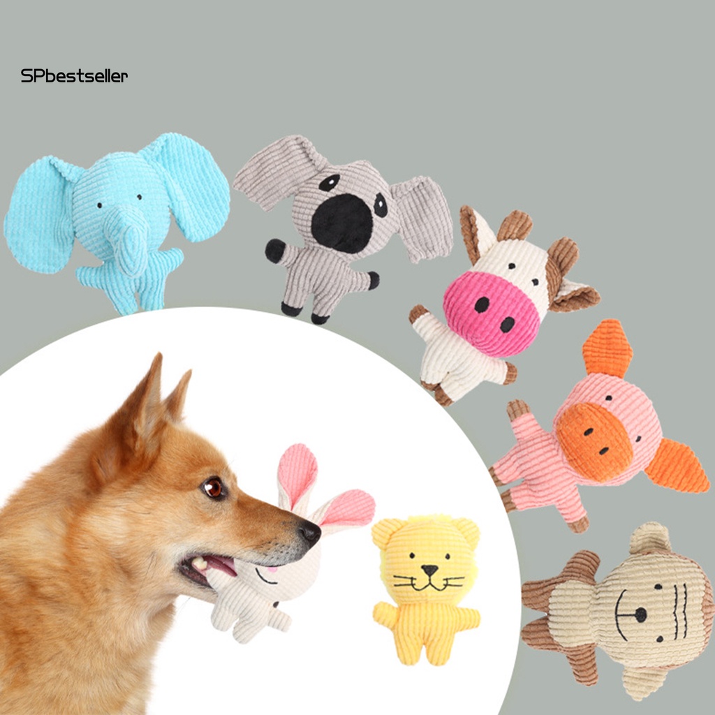 Đồ chơi nhồi bông hình chú cún dễ thương cho thú cưng