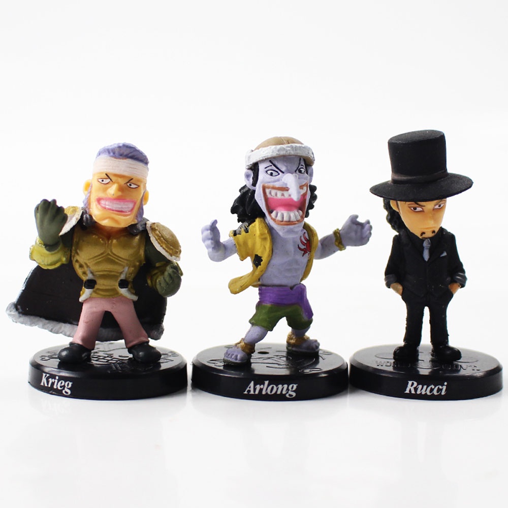 Set 12 mô hình nhân vật hoạt hình One Piece