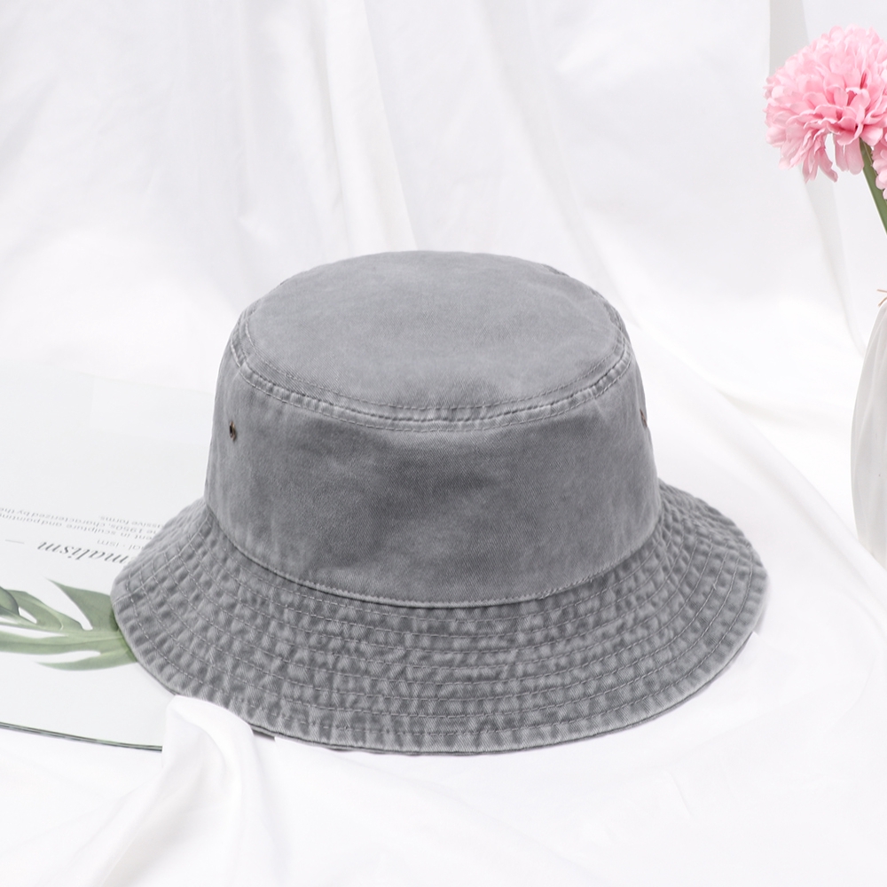 Mũ vành cotton chống nắng ngoài trời thời trang nam nữ
