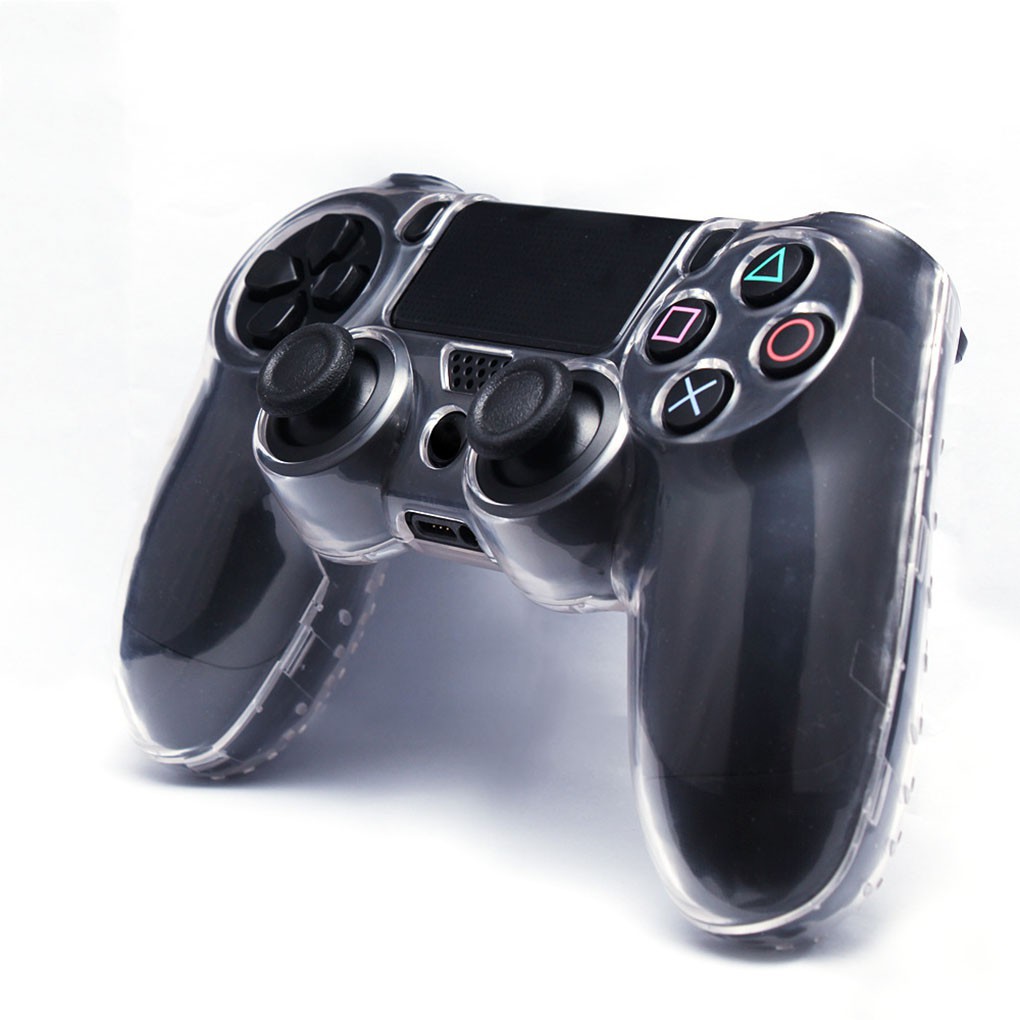 Vỏ bọc nhựa ABS trong suốt bảo vệ tay cầm điều khiển PS4 chất lượng cao