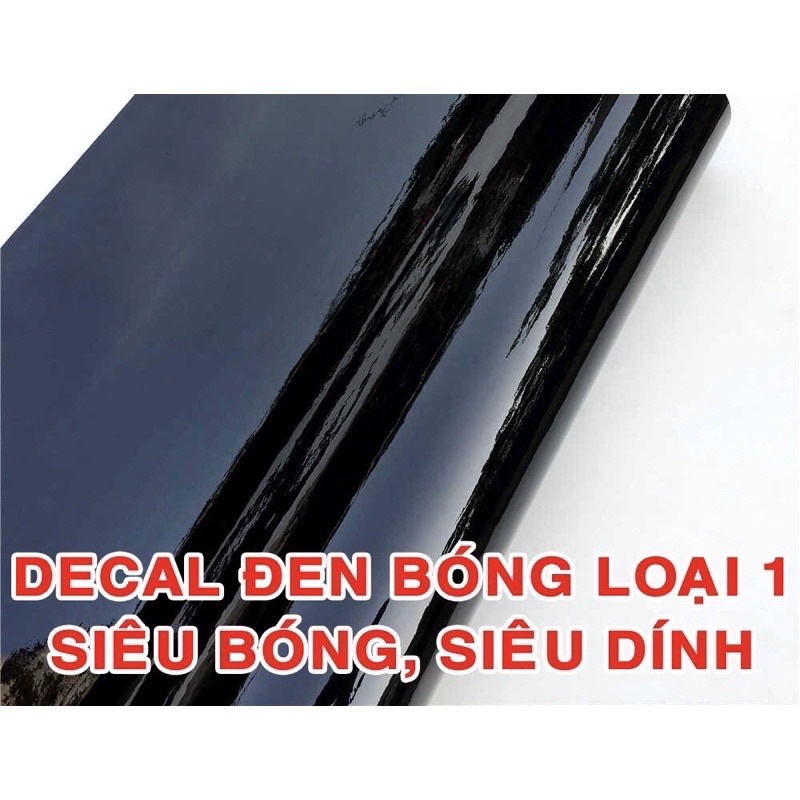 Decal Đen Bóng Và Decal Đen Nhám Dán Xe Loại 1