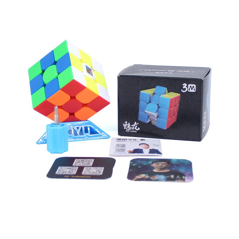 Rubik 3×3 MoYu MeiLong 3M M Series MoYu M MeiLong M Rubic 3 Tầng Nam Châm Stickerless Rubic Có Nam Châm