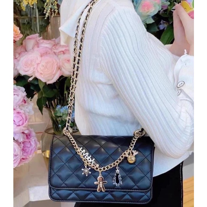 Túi CNK charm happy sticker fullbox xịn