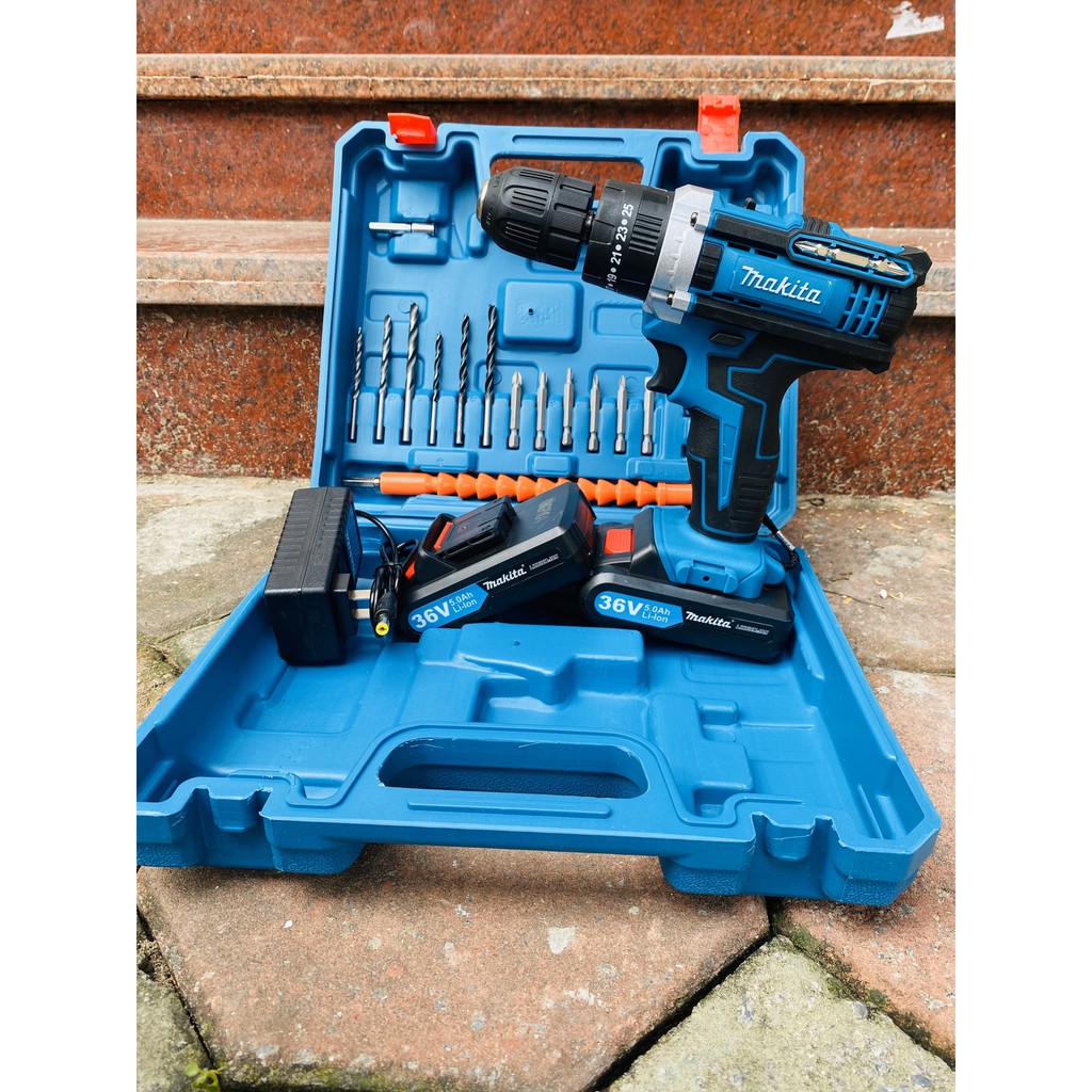Máy khoan pin makita 72v tường, sắt, gỗ