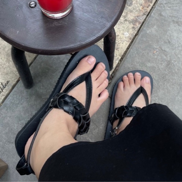 [No.37] Giày sandals da xỏ ngón xinh xinh