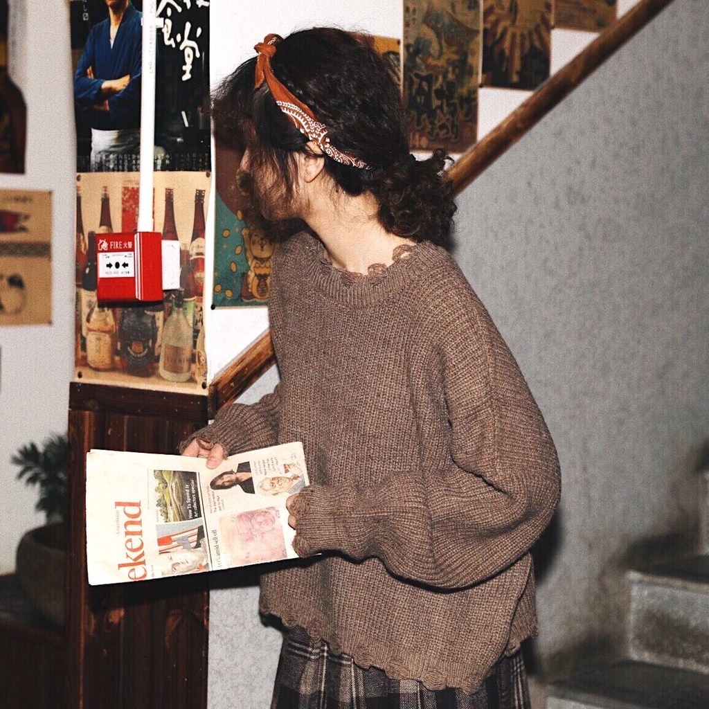 Áo len vintage - Hàng sẵn