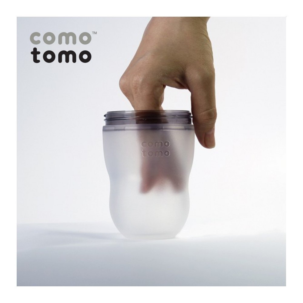 Bình sữa Comotomo Mỹ 150/250ml chất liệu silicone cao cấp, mềm mại như ti mẹ - xanh, hồng