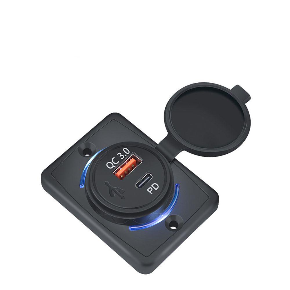 MYRONGVN Ổ Cắm Sạc Nhanh PD QC 3.0 Chống Thấm Nước Cho Xe Hơi