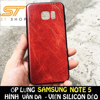 ❤️❤️❤️ ỐP LƯNG IN HÌNH VÂN DA DÀNH CHO SAMSUNG NOTE5 ❤️❤️❤️❤️