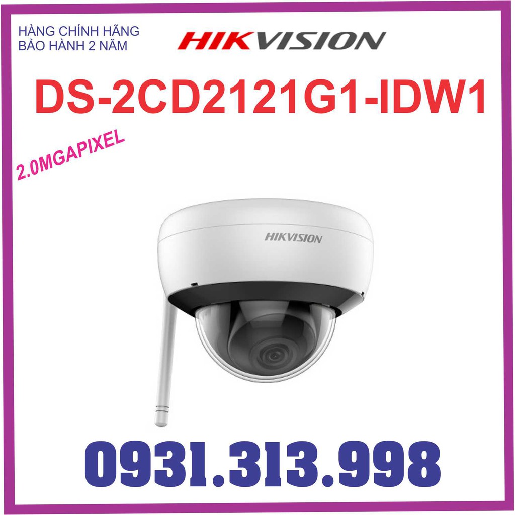CAMERA WIFI HIKVISION DS-2CD2121G1-IDW1 2.0MP