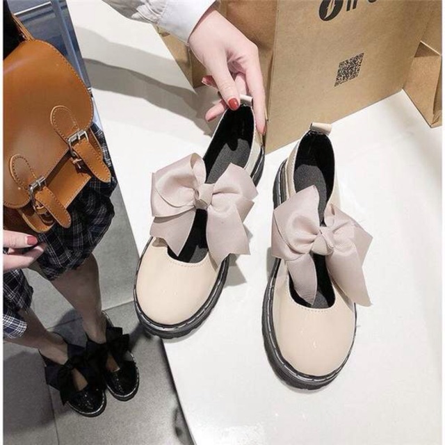 [SẴN SIZE 39]Giày Lolita Búp Bê Nơ Ulzzang(có video)✨❤️ | BigBuy360 - bigbuy360.vn