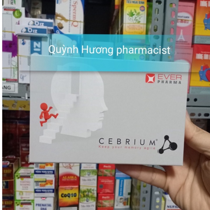 CEBRIUM hộp 30 viên hỗ trợ cải thiện trí nhớ,tăng tuần hoàn não