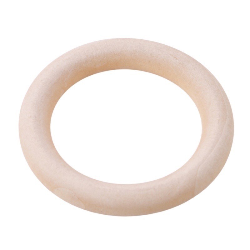 [Mã LIFEXANH03 giảm 10% đơn 500K] Khoen vòng gỗ Gu Decor Wooden, vòng gỗ luyện tay Montessori cho bé size 7cm và 4cm