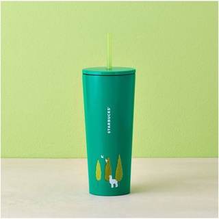 Bình Starbucks Cold Cup 16Oz Green Alpaca