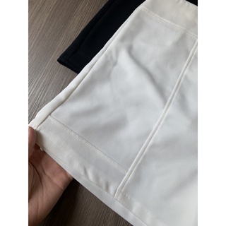 Quần short nữ cạp cao mix 4 cúc