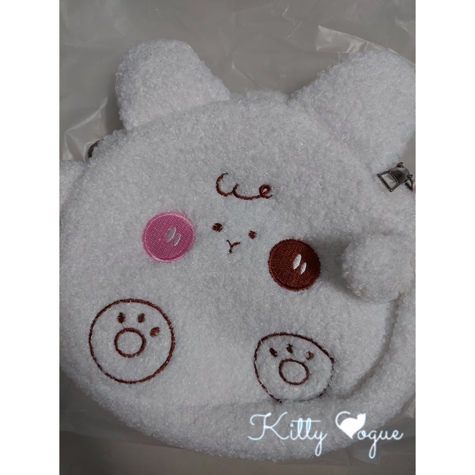 Túi đeo chéo Ulzzang hình thú gấu nâu, gấu trắng, cừu đáng yêu, cute