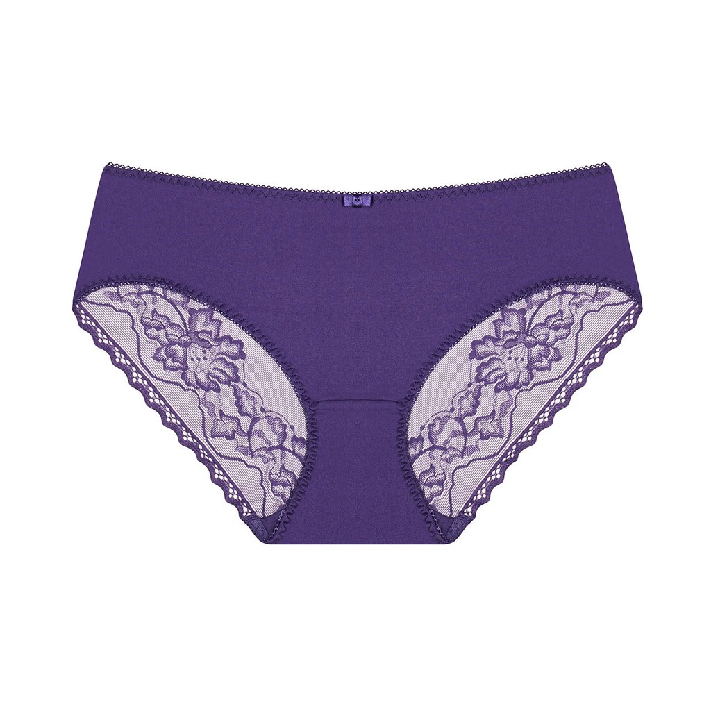 Quần lót nữ Marguerite Paris 04034- thương hiệu Pháp, cạp vừa phối ren mỏng thân sau