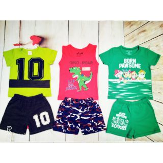 Combo 3 bộ đồ bé trai size 6-20kg