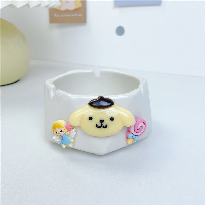 Gạt Tàn Thuốc Bằng Sứ Hình Hoạt Hình Ba Chiều Sáng Tạo Dễ Thương