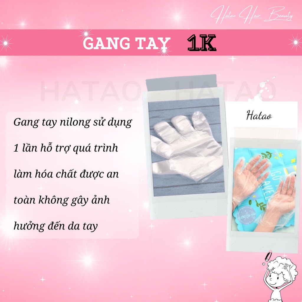 Gang tay nilong bảo vệ nhuộm tóc tặng kèm trong set nhuộm nhà HATAO