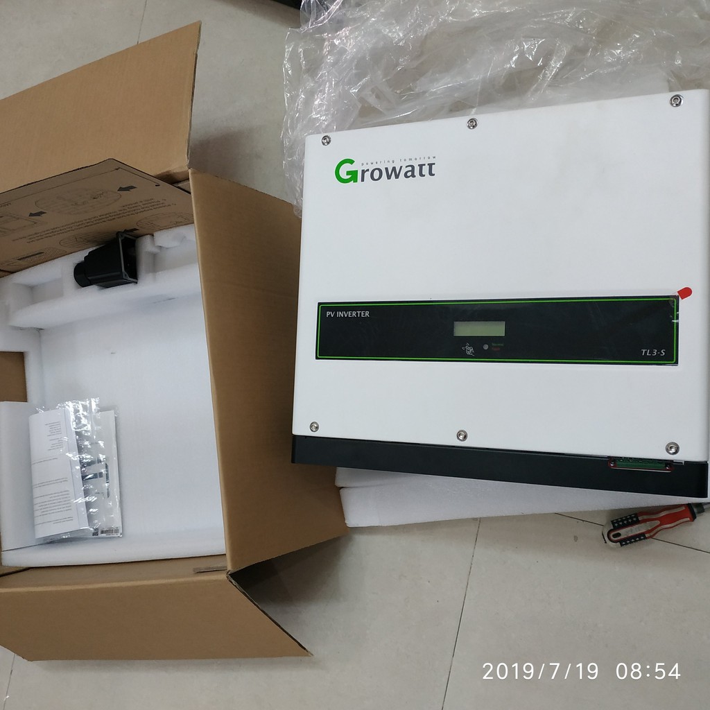 Bộ biến tần hòa lưới điện năng lượng mặt trời Growatt 15000TL3-S, MOD 15KTL3-X 15KW 3 pha
