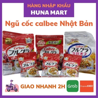 Ngũ cốc calbee đỏ nhật bản 750g, 500g, 50g - ngũ cốc calbee trắng ăn kiêng 600g