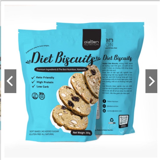 Bánh biscotti ăn kiêng hỗ trợ giảm cân giàu dinh dưỡng - ảnh sản phẩm 2