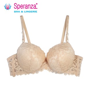 Áo ngực nữ có gọng phối full ren, mút nâng ngực 1-2 cm cúp 3/4 speranza spa8561sh