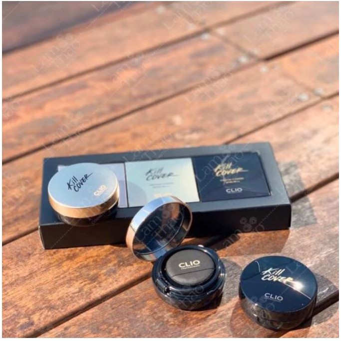 Bộ Phấn Nước Che Phủ Giữ Ẩm Hoàn Hảo Clio Kill Cover Mini Cushion Kit | BigBuy360 - bigbuy360.vn