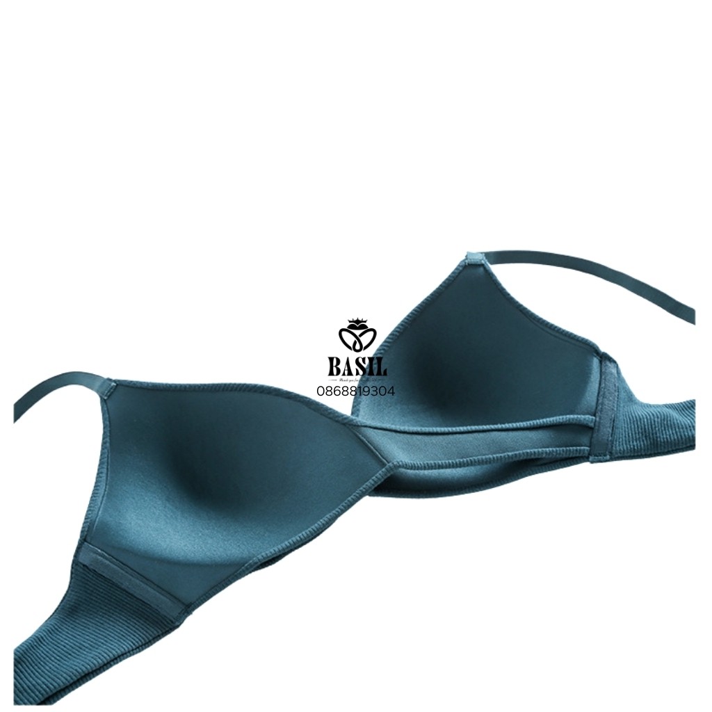 Bộ đồ lót BS01 Basil nữ cotton mềm nhẹ không gọng tôn ngực