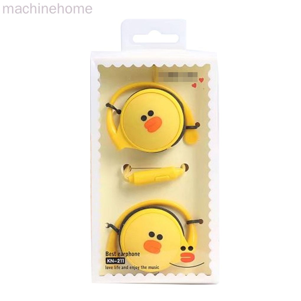 Tai Nghe Nhét Tai Hình Thú Dễ Thương Kèm Phụ Kiện