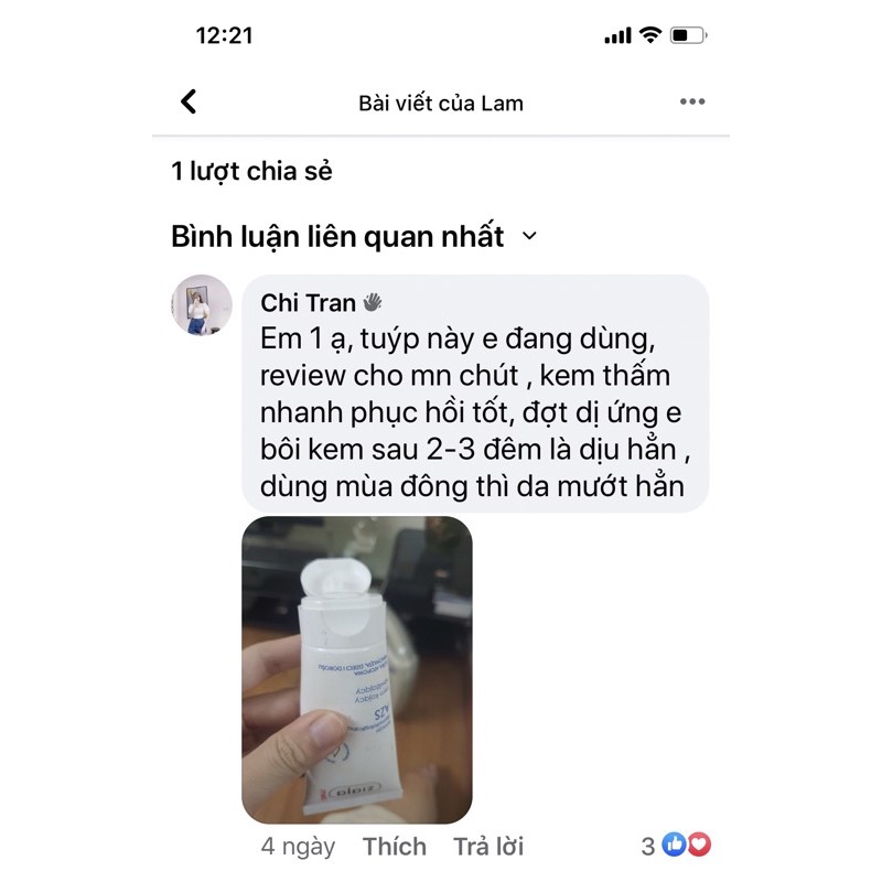 Kem dưỡng ẩm Ziaja Med Atopy AZS 50ml chăm sóc & dưỡng ẩm, làm dịu da nhạy cảm, khô, chàm, viêm cơ địa