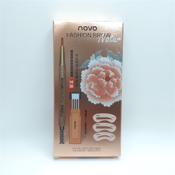 Chì mày ngang Novo Fashion Brow Natur #02 Natural Brown