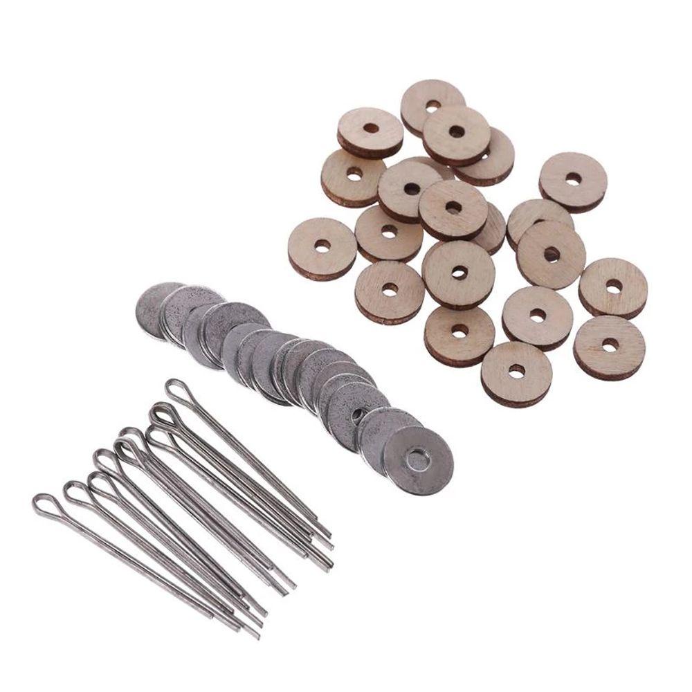Set 10 Khớp Nối Bằng Gỗ 12-30mm Làm Búp Bê Handmade DIY