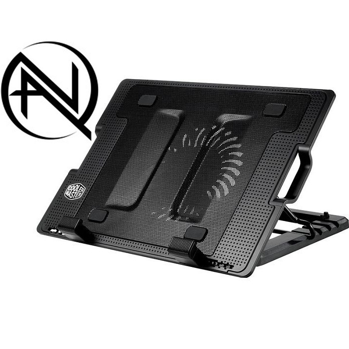 ĐẾ TẢN NHIỆT LAPTOP ERGOSTAND N18 - NÂNG 45 ĐỘ - FAN LỚN + LED (ĐEN)