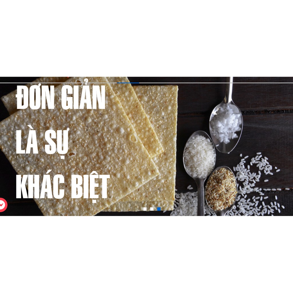 Combo 5 gói bánh tráng nướng gạo mè Dalop- Đặc sản Bình Định