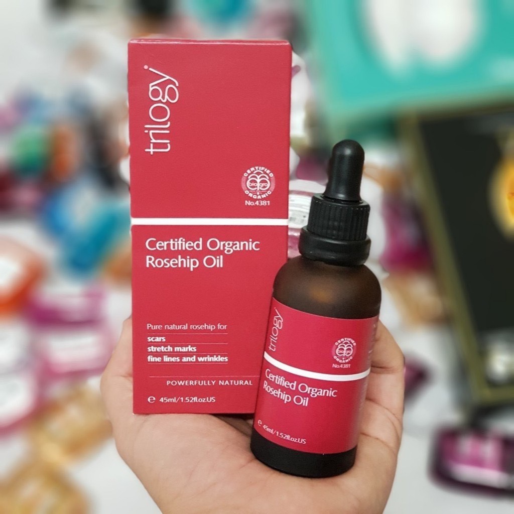 [45ml] Tinh Dầu Nụ Tầm Xuân Trilogy Certified Organic Rosehip Oil 45ml