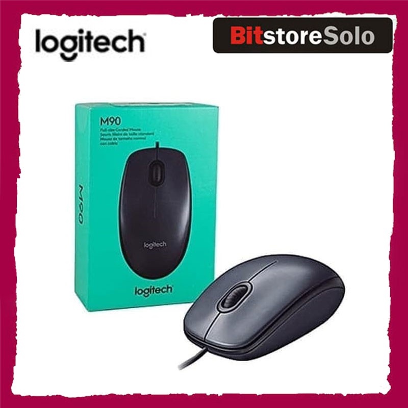 Mouse LOGITECH M90 Black USB Công ty