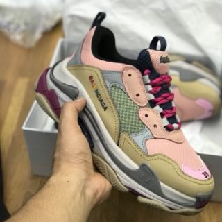 Giầy balen hồng phản quang hàng 1:1 ( full box + freeship )