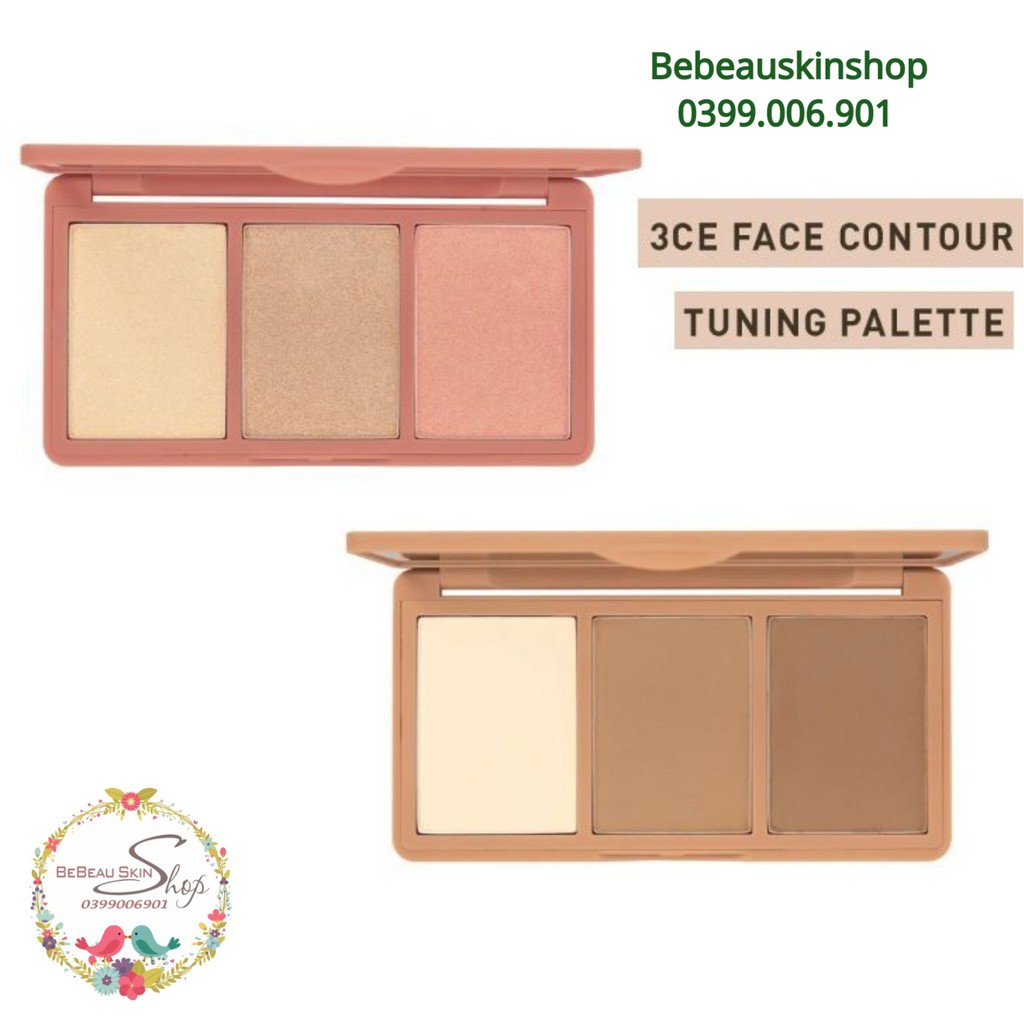 Highlight - Bảng Phấn Highlight Bắt Sáng 3CE Strobing Skin Palette