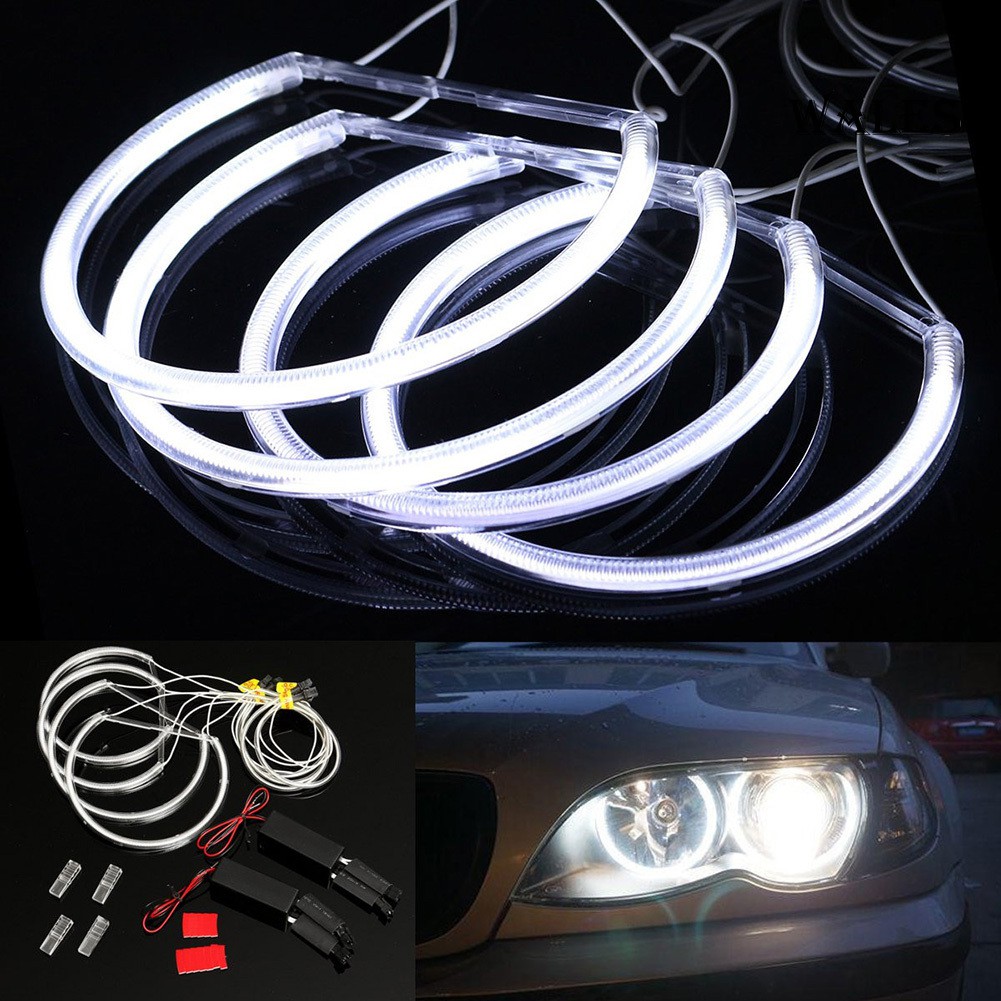 Bộ 4 Vòng Đèn Led Cho Bmw E46 3 Series