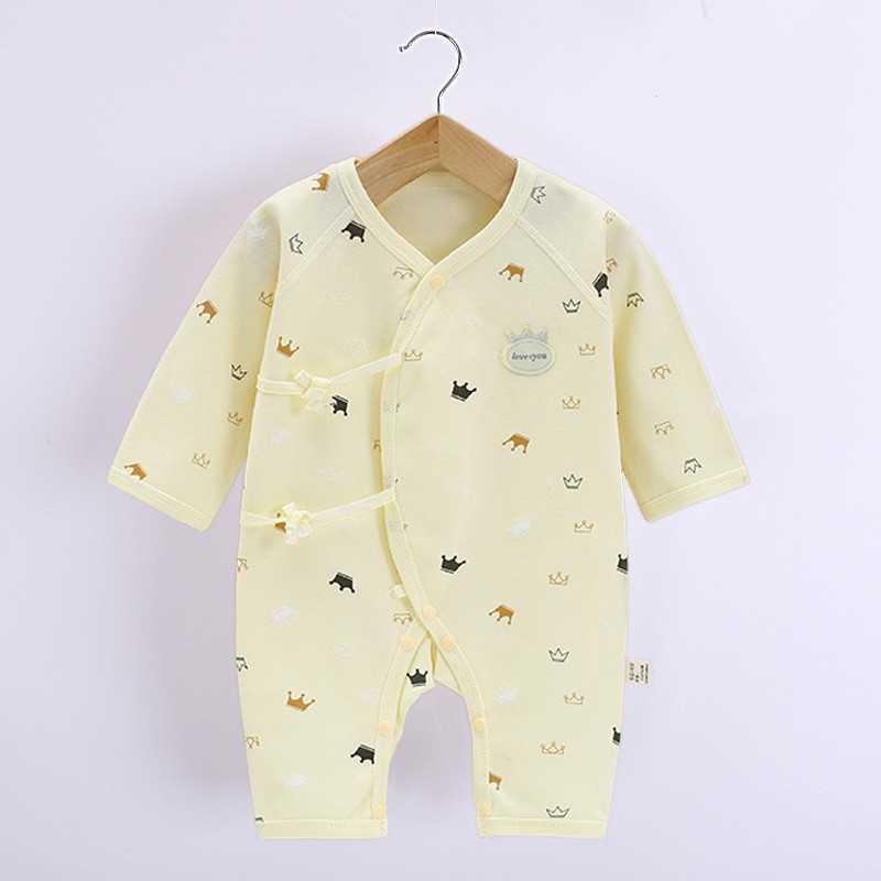 Bodysuit cho bé Body dài tay Cotton cho bé trai bé gái Hàng Quảng châu xuất Nhật SLT03