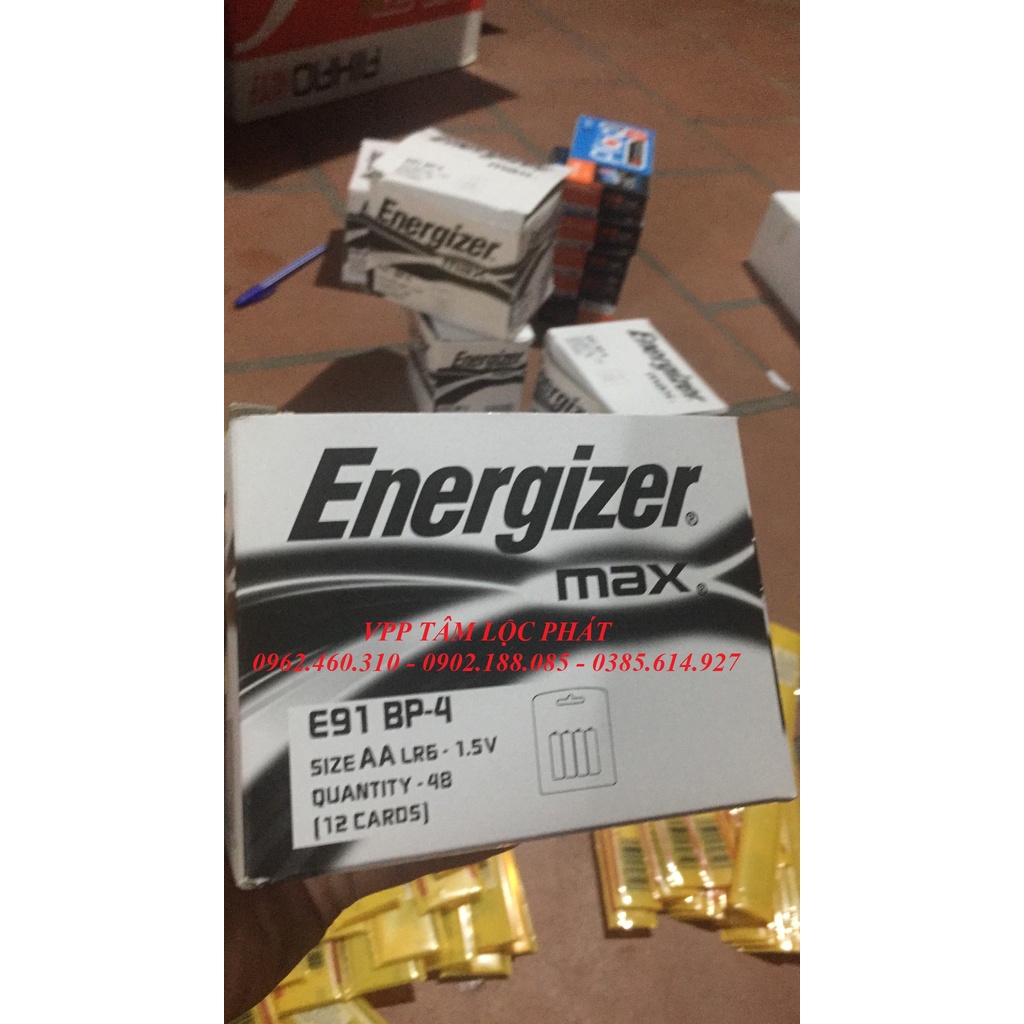 SỈ Vỉ 2 viên Pin Energizer AA MAX LR6 (Pin tiểu) - Pin Alkaline - Pin Kiềm